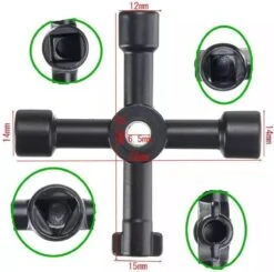 Universele 4 Weg Sleutel- Schakelkastsleutel- Driehoek Sleutel - Multitool- Zwart -WerkPro Verkoopwinkel 1200x1189 22
