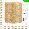 1000 Meter 1mm Jute Touw Met 20 Houten Knijpers & 100 Stuks Karton Kraft Labels - Creatieve Hennep Koord Voor Decoratie - DIY HobbyMacrame Maken - Bruin Manilla BindtouwSisaltouw -Dun CadeaulintCadeaulabels Bindtouw - TuinPlanten Sisal Binddraad -WerkPro Verkoopwinkel 1200x1189 29