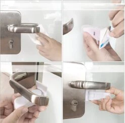 BenjaGoods Deurklink Vergrendeling Voor Kinderen- Huisdieren- Deurslot - Deurslot Binnendeur - Beveiliging -WerkPro Verkoopwinkel 1200x1189 4