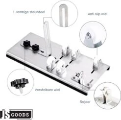 Professionele Flessnijder – 20 Delig - Flessensnijder – Glassnijder – Ronde Fles Snijder – Wijn Flessnijder - 5 Verstelbare Wielen -WerkPro Verkoopwinkel 1200x1189 9