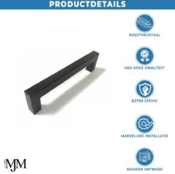 Handgreep / Keukengreep Zwart 128 Mm 10 Stuks - Modern - Handgrepen Kast - Handgrepen Voor Deurtjes - Deurgreep - Meubelgreep - Handgreep Zwart - Meubelgrepen - Keukengreep - Greep Zwart - Meubelbeslag - Greepjes - Inclusief Schroeven -WerkPro Verkoopwinkel 1200x1190 13