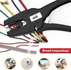 Optimus Professionele Automatische 2-in-1 Striptang - 0,03 Tot 10mm² - Afstriptang - Kabelstripper - Kabeltang - Kniptang - Draadknipper - Elektrotechniek -WerkPro Verkoopwinkel 1200x1190 19