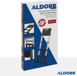 ALDORR Professional - Telescoopladder 3,80 Meter - Met Optigrip™ En Extra Brede Treden -WerkPro Verkoopwinkel 1200x1191 22