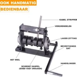 Happyment Kabelstripper Machine - Extra Accessories - Kabelpeller - Draadstripper - Automatische Striptang - Stripmachine - Elektrisch - Koper -WerkPro Verkoopwinkel 1200x1191 24