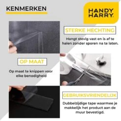 Handy Harry® Dubbelzijdig Magic Nano Gekko Grip Tape - Dubbelzijdige Tape - Herbruikbaar En Wasbaar - 6 Meter -WerkPro Verkoopwinkel 1200x1193 39