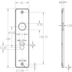 Starx Deurklink Zwart – Deurbeslag – Deurschild Met Toiletsluiting (WC63–8) – Deurklink Blok -WerkPro Verkoopwinkel 1200x1194 19