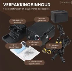 Akamduman Houtbrander Set Voor Pyrografie - 23 Opzetstukken + 2 Soldeerbouten, Inclusief Tas En Temperatuur Instelbaar -WerkPro Verkoopwinkel 1200x1194 4