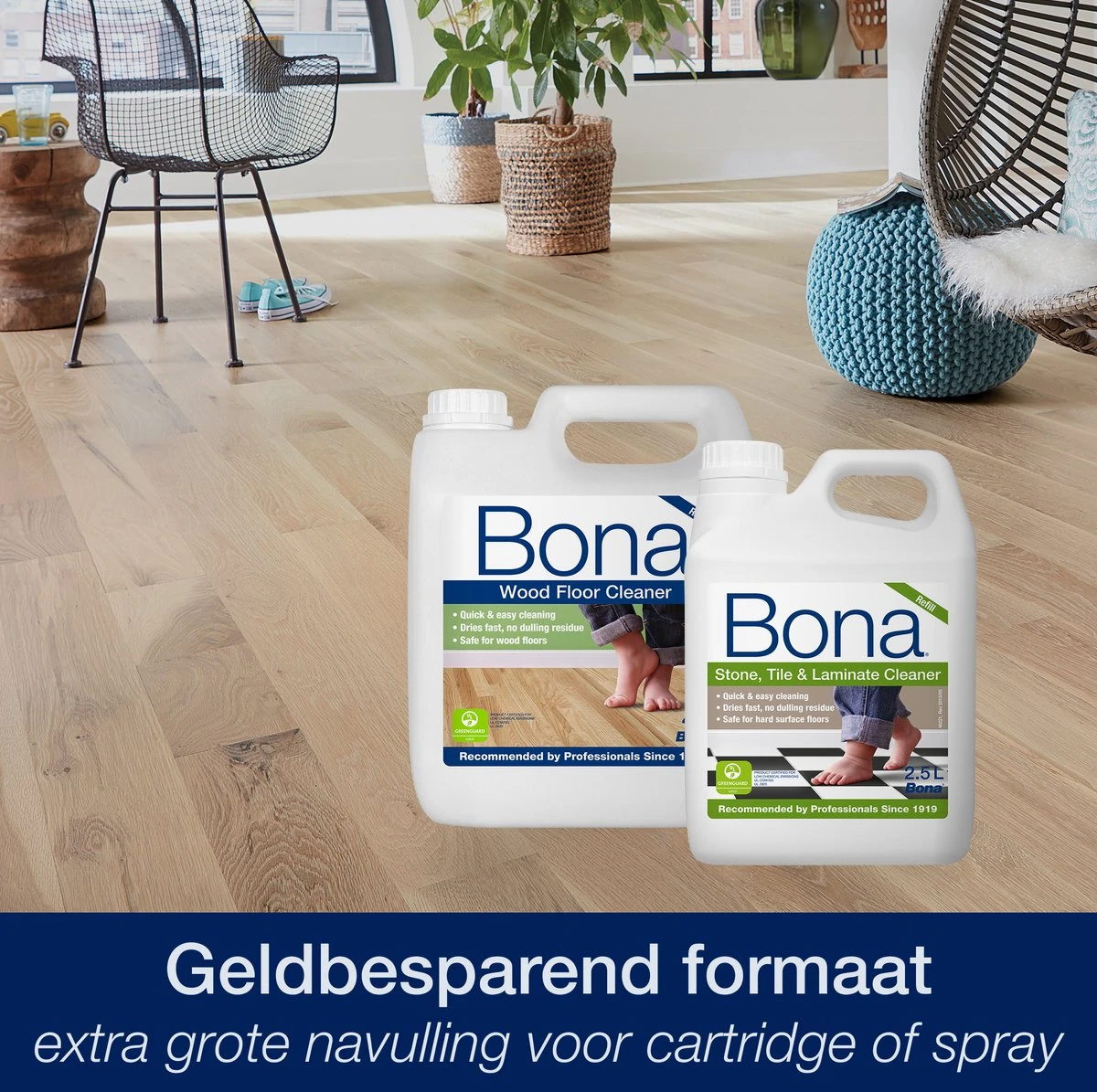 Bona Houten Vloer Reiniger - Navulling 4 Liter 4 Bona Houten Vloer Reiniger - Navulling 4 Liter - Afbeelding 2