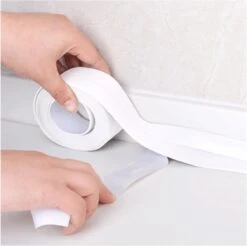 Merkloos Kitstrip - Sanitairstrip - Afdichtingstape - Afdichtstrip - Lekstrip - Douchestrip - Sanitairkit - Grijs - 3.8CM X 3.2M -WerkPro Verkoopwinkel 1200x1195 52