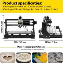 Vevor - Laser Cutter - Graveermachine - Graveerset - Graveerder - Graveerapparaat - Materialen Graveren - 500MW Laser + Volledige Graveerset -WerkPro Verkoopwinkel 1200x1195 8