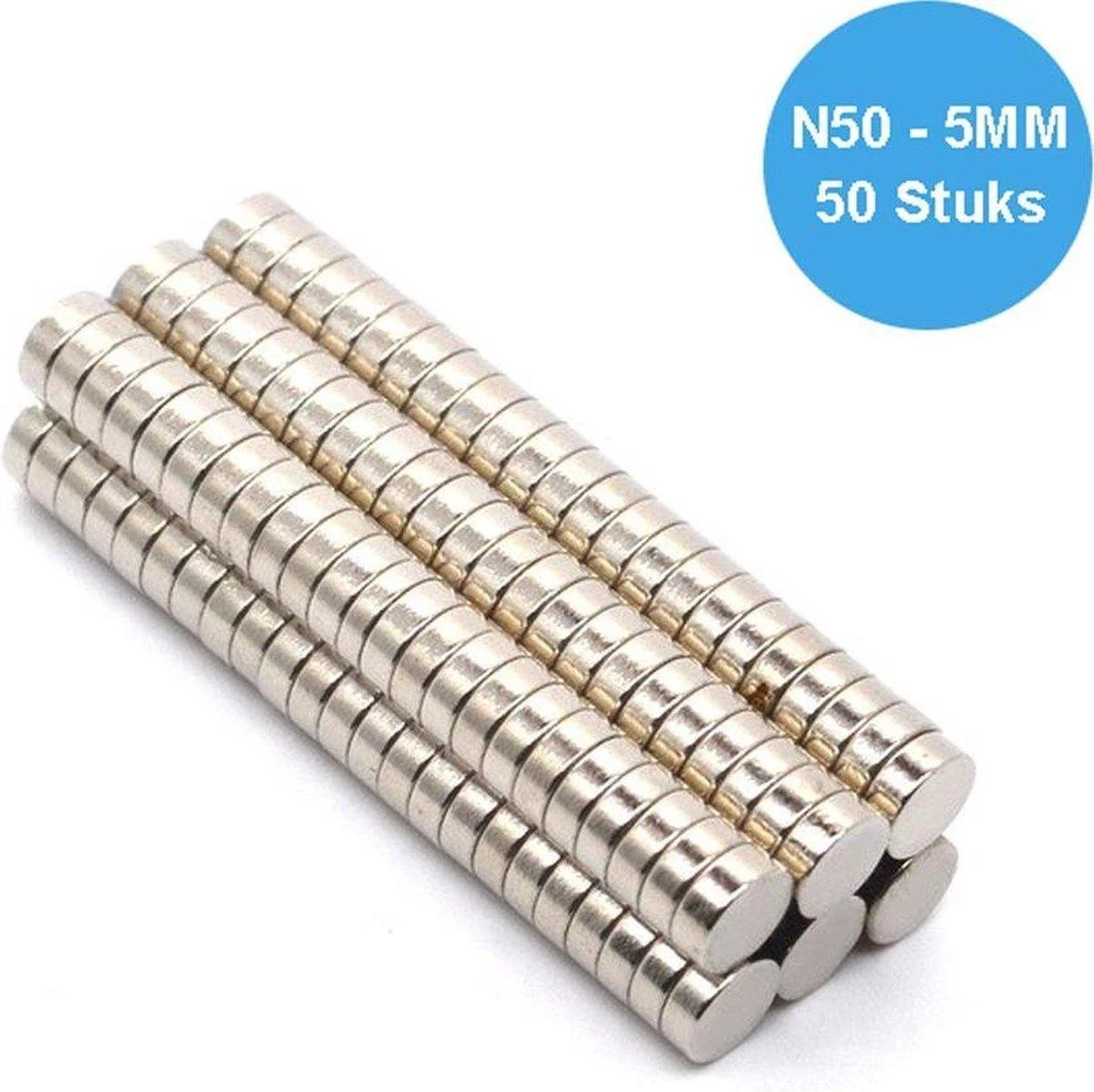 Super Sterke Magneten - 5 X 2 Mm (50-stuks) - Rond - Neodymium - Koelkast Magneten - Whiteboard Magneten - Klein - Ronde - 5x2mm 8 Super Sterke Magneten - 5 X 2 Mm (50-stuks) - Rond - Neodymium - Koelkast Magneten - Whiteboard Magneten - Klein - Ronde - 5x2mm - Afbeelding 6