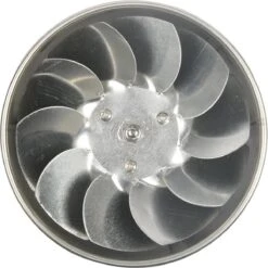 Merkloos Afzuiging Voor Keuken & Badkamer - Muur Ventilator - Ventilatierooster - Afzuigventilator - Inbouw - 100 M - Zilver