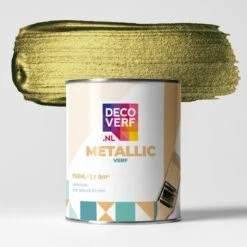 Decoverf Metallic Verf Goud, 750ml