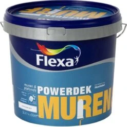 Flexa Powerdek Muurverf - Muren & Plafonds - Binnen - Stralend Wit - 10 Liter -WerkPro Verkoopwinkel 1200x1198 110