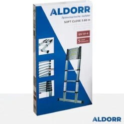 ALDORR Home - Telescoopladder 3,80 Meter - Met Stabilisatievoet En Soft Closing 19 ALDORR Home - Telescoopladder 3,80 Meter - Met Stabilisatievoet En Soft Closing -WerkPro Verkoopwinkel 1200x1198 68