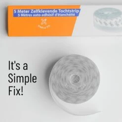 Simple Fix Tochtstrip - 500cm X 3.5cm - Tochtstrips Voor Deuren - Tochtstopper - Tochtrol - Tochtband - Tochthond - Zelfklevend En Isolerend -WerkPro Verkoopwinkel 1200x1198 79