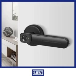 Flient Slimme Deurslot - Smartlock Met Vingerafdruk - Deurklink - Zwart - Slim Deurslot - Deurkruk - Smarthome -WerkPro Verkoopwinkel 1200x1198 84