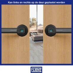 Flient Slimme Deurslot - Smartlock Met Vingerafdruk - Deurklink - Zwart - Slim Deurslot - Deurkruk - Smarthome -WerkPro Verkoopwinkel 1200x1198 86