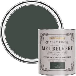 Rust-Oleum Zwart Chalky Finish Meubelverf - Avonddiner 750ml