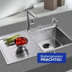 Afvoerplug RVS Zwart Voor Spoelbak Keuken - Gootsteenstop Voor Afvoer Wasbak - Afvoerstopper Korfplug Zeef - 80mm -WerkPro Verkoopwinkel 1200x1199 6