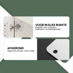 STACK Scharnier Reparatie Plaat | 90x80 Mm - 2 Stuks - Inclusief 12 Schroeven - RVS - Reparatieplaat - Scharnier Reparatie Plaat / Platen / Plaatje / Set - Scharnier Plaat - Keukenkastje - Kast -WerkPro Verkoopwinkel 1200x1199 9