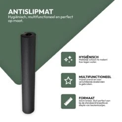 STACK Antislipmat | Zwart - 60 X 150 Cm - Multifunctioneel - Non Slip Gripmat - Antislip Voor Bureau En Keukenlade - Antislip Voor Kasten - Keukenlade Beschermer - Antislip Lade - Mat Voor Bescherming - Ondertapijt - Lademat -WerkPro Verkoopwinkel 1200x1200 1055
