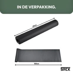 STACK Antislipmat | Zwart - 60 X 150 Cm - Multifunctioneel - Non Slip Gripmat - Antislip Voor Bureau En Keukenlade - Antislip Voor Kasten - Keukenlade Beschermer - Antislip Lade - Mat Voor Bescherming - Ondertapijt - Lademat -WerkPro Verkoopwinkel 1200x1200 1056