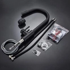 Merkloos Zwarte Keukenkraan Met Uittrekbare Uitloop - Mengkraan Mat Zwart - Touch Bediening -WerkPro Verkoopwinkel 1200x1200 1066