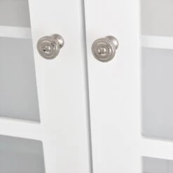 HOMCOM Keukenkast Met Werkblad, Servieskast, Vitrinekast, Glazen Deur, MDF, Wit 835-209V01 15 HOMCOM Keukenkast Met Werkblad, Servieskast, Vitrinekast, Glazen Deur, MDF, Wit 835-209V01 -WerkPro Verkoopwinkel 1200x1200 1070