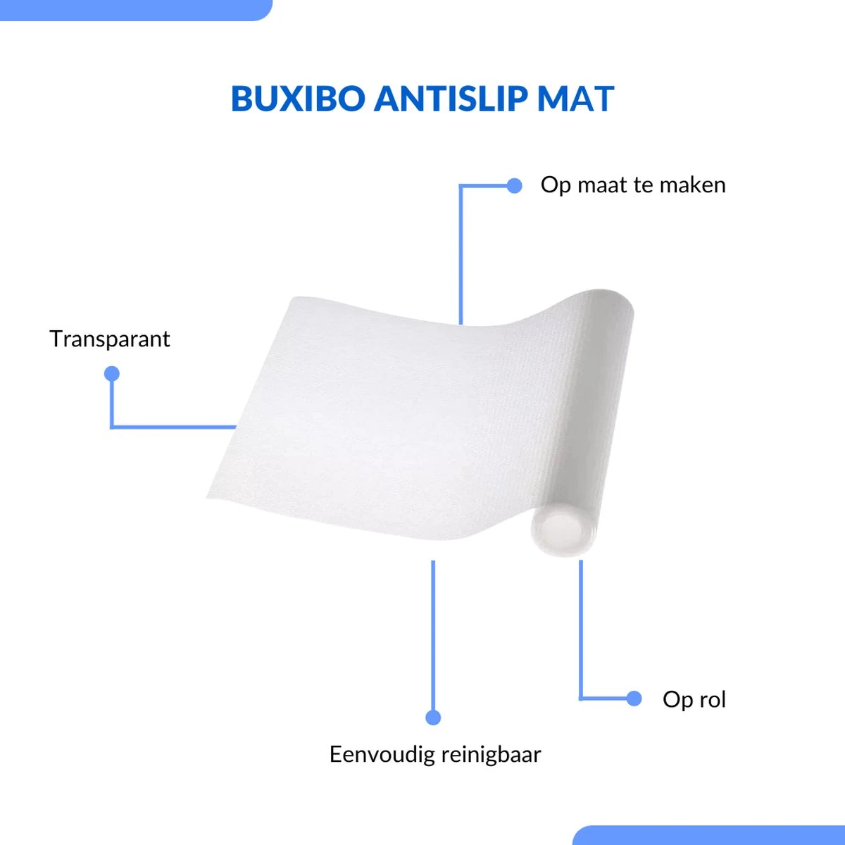 Buxibo - Transparante Antislip Mat - Universele Anti-Slip Mat Met Stevige Grip – Keukenlade Beschermer - Mat Voor Bescherming - Speciaal Voor In Lades En Kastjes - Op Rol - Waterdicht - Transparant 7 Buxibo - Transparante Antislip Mat - Universele Anti-Slip Mat Met Stevige Grip – Keukenlade Beschermer - Mat Voor Bescherming - Speciaal Voor In Lades En Kastjes - Op Rol - Waterdicht - Transparant - Afbeelding 5