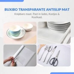 Buxibo - Transparante Antislip Mat - Universele Anti-Slip Mat Met Stevige Grip – Keukenlade Beschermer - Mat Voor Bescherming - Speciaal Voor In Lades En Kastjes - Op Rol - Waterdicht - Transparant 24 Buxibo - Transparante Antislip Mat - Universele Anti-Slip Mat Met Stevige Grip – Keukenlade Beschermer - Mat Voor Bescherming - Speciaal Voor In Lades En Kastjes - Op Rol - Waterdicht - Transparant -WerkPro Verkoopwinkel 1200x1200 1082