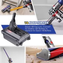 Merkloos Accu Adapter Geschikt Voor Dyson V8 Batterij V.02 - Geschikt Voor Makita 18V Li-Ion Accu BL1830 BL1850 BL1860 - Converter Geschikt Voor Dyson V8 Animal Absolute Stofzuiger Handstofzuiger -WerkPro Verkoopwinkel 1200x1200 114