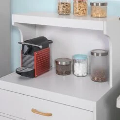 Simpletrade Keukentrolley - Keukenkast - Magnetron - Multifunctioneel - 62x119x40 Cm -WerkPro Verkoopwinkel 1200x1200 1201