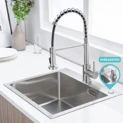 LOMAZOO Spoelbak Keuken RVS - Gootsteen - 50 Cm [TRISTAN]