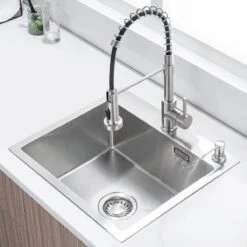 LOMAZOO Spoelbak Keuken RVS - Gootsteen - 50 Cm [TRISTAN] -WerkPro Verkoopwinkel 1200x1200 1208