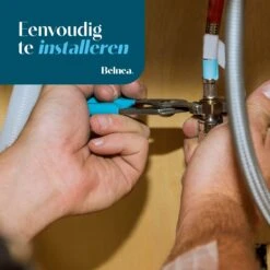 Belnea Keukenkraan Met Uittrekbare Uitloop - Zwart- Incl. Aansluit Slangen - RVS - Mengkraan - Zwart -WerkPro Verkoopwinkel 1200x1200 1298