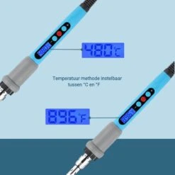 Houtbrander Set Met LCD Display - 44 Delig - Pyrografie - Soldeerbout - Soldeerset - Houtbrander - Soldeerstation - Soldeer -WerkPro Verkoopwinkel 1200x1200 130
