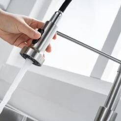 Keukenkraan Met Uittrekbare Uitloop - Mengkraan Keuken - Keuken Kraan LOMAZOO - Pearl -WerkPro Verkoopwinkel 1200x1200 1306