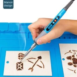 Houtbrander Set Met LCD Display - 44 Delig - Pyrografie - Soldeerbout - Soldeerset - Houtbrander - Soldeerstation - Soldeer -WerkPro Verkoopwinkel 1200x1200 131