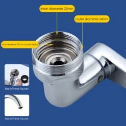 Merkloos 1080 Graden Extension Universele Kraan Beluchter Splash Filter Nozzle Waskolf Badkamer Keuken Beluchter Kraan Extender -WerkPro Verkoopwinkel 1200x1200 1316