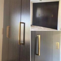 Merkloos Handgreep Goud Vierkant - RVS - 128 Mm -WerkPro Verkoopwinkel 1200x1200 1389