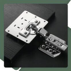 STACK Scharnier Reparatie Plaat | 90x80 Mm - 2 Stuks - Inclusief 12 Schroeven - RVS - Reparatieplaat - Scharnier Reparatie Plaat / Platen / Plaatje / Set - Scharnier Plaat - Keukenkastje - Kast -WerkPro Verkoopwinkel 1200x1200 1402