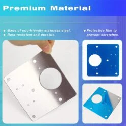 Merkloos Scharnier Reparatie Plaat / Platen / Set - Inclusief 12 Schroeven - 2 Stuks - Keukenkastje - Reparatieplaat -WerkPro Verkoopwinkel 1200x1200 1431