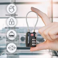 TRVLMORE Kofferslot - TSA Reisslot - 3 Cijferig - 2 Stuks - Zwart -WerkPro Verkoopwinkel 1200x1200 1475