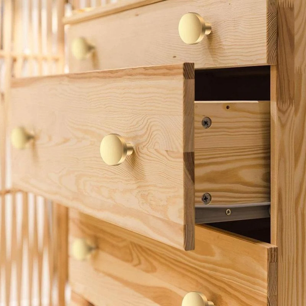 Kastknoppen Goud | 2 Stuks - Meubelknop - Deurknop Staal - Handgreep 4 Kastknoppen Goud | 2 Stuks - Meubelknop - Deurknop Staal - Handgreep - Afbeelding 2