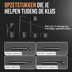 Strex Inspectiecamera 5M - Android/IOS - IP68 Waterdicht - 1080P HD - LED Verlichting - Endoscoop - Inspectie Camera - Inspecteren Met Telefoon -WerkPro Verkoopwinkel 1200x1200 1537