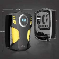 Olvy Elektrische Bandenpomp - Luchtcompressor 12V - Compressor Bandenpomp - Fiets/Auto/Motor/Bal/Luchtbed - Met 4 Opzet Stukken -WerkPro Verkoopwinkel 1200x1200 157