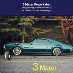 Olvy Elektrische Bandenpomp - Luchtcompressor 12V - Compressor Bandenpomp - Fiets/Auto/Motor/Bal/Luchtbed - Met 4 Opzet Stukken -WerkPro Verkoopwinkel 1200x1200 158