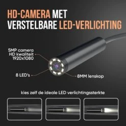 Strex Inspectiecamera 10M - Android/IOS - IP68 Waterdicht - 1080P HD - LED Verlichting - Endoscoop - Inspectie Camera - Inspecteren Met Telefoon -WerkPro Verkoopwinkel 1200x1200 1614