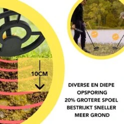 MADINE Metaaldetector - Voor Kinderen - Kwalitatief - Verstelbare Hoogte - Incl. Schep En Hark -WerkPro Verkoopwinkel 1200x1200 1634